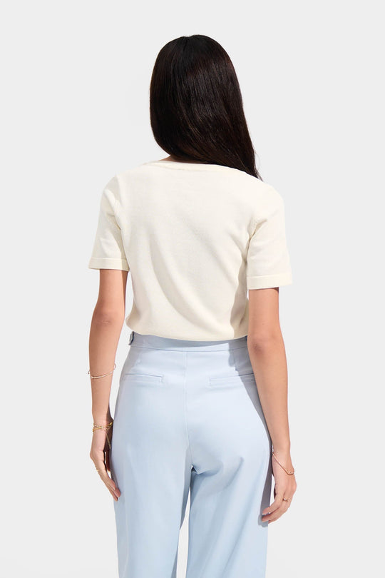 Round Neck Knit Top