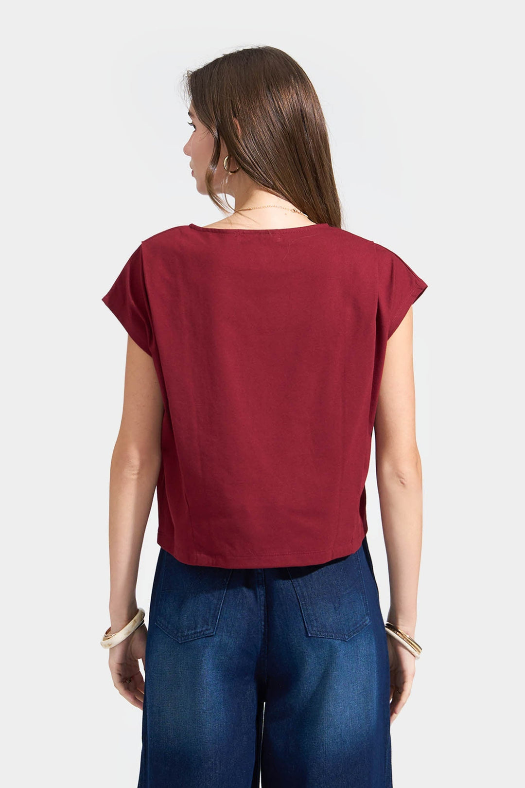Pleated T-Shirt