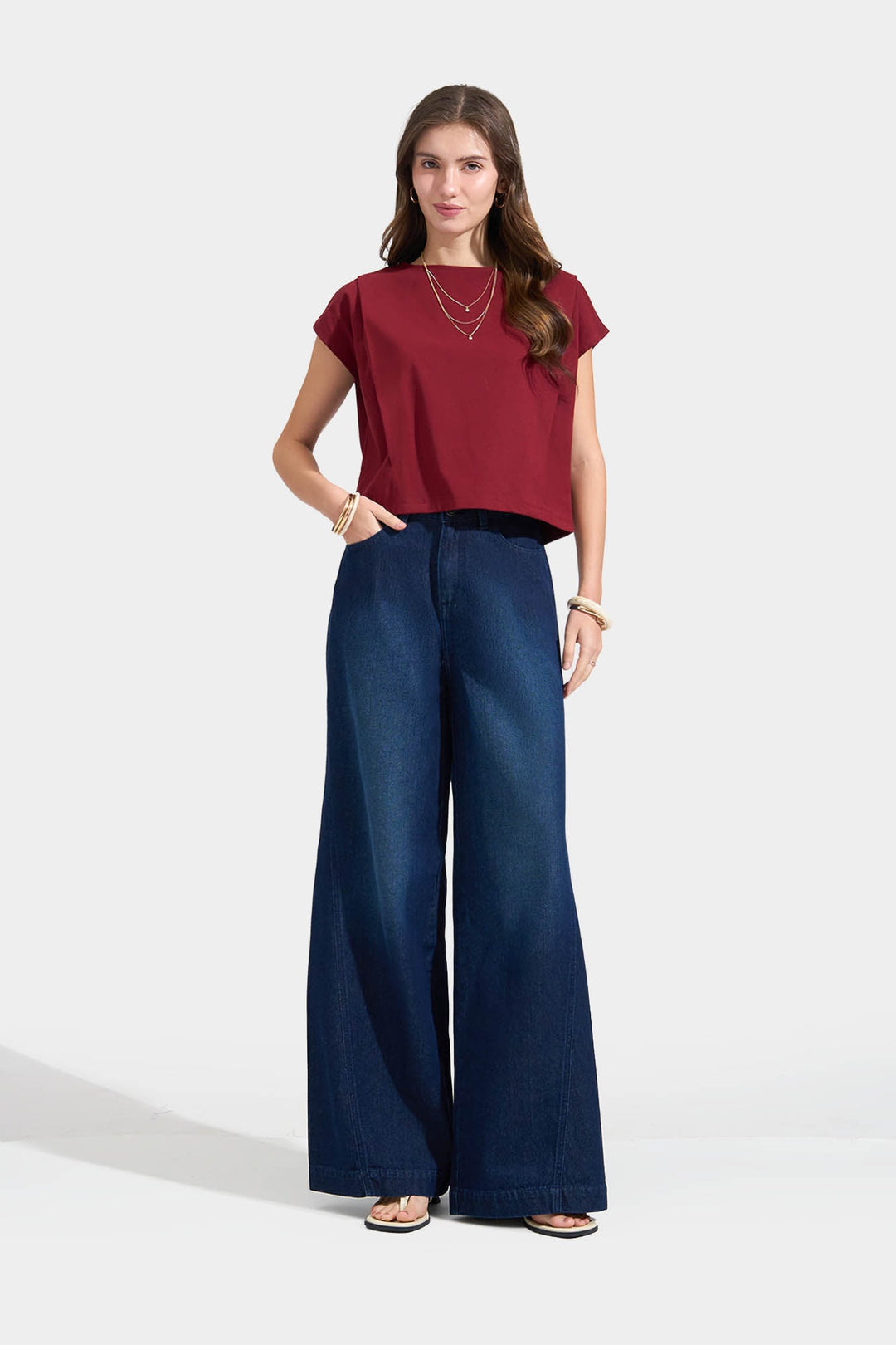 Pleated T-Shirt