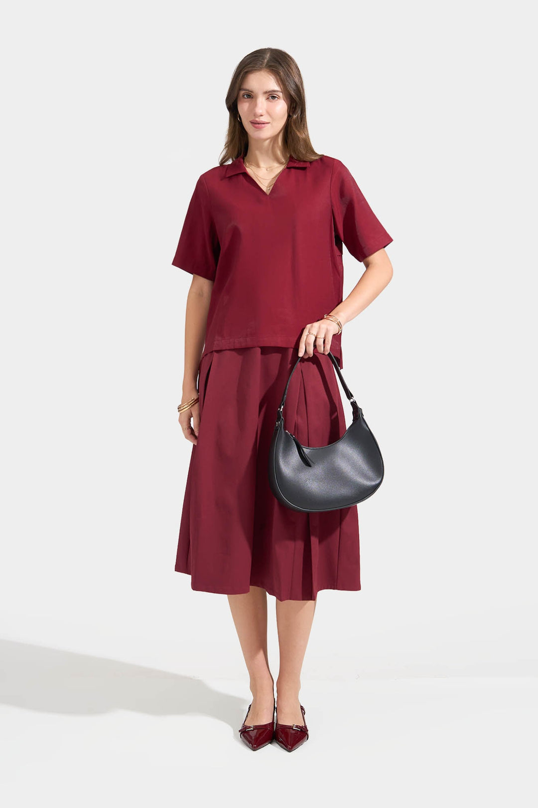 Boxy High-Low Shirt