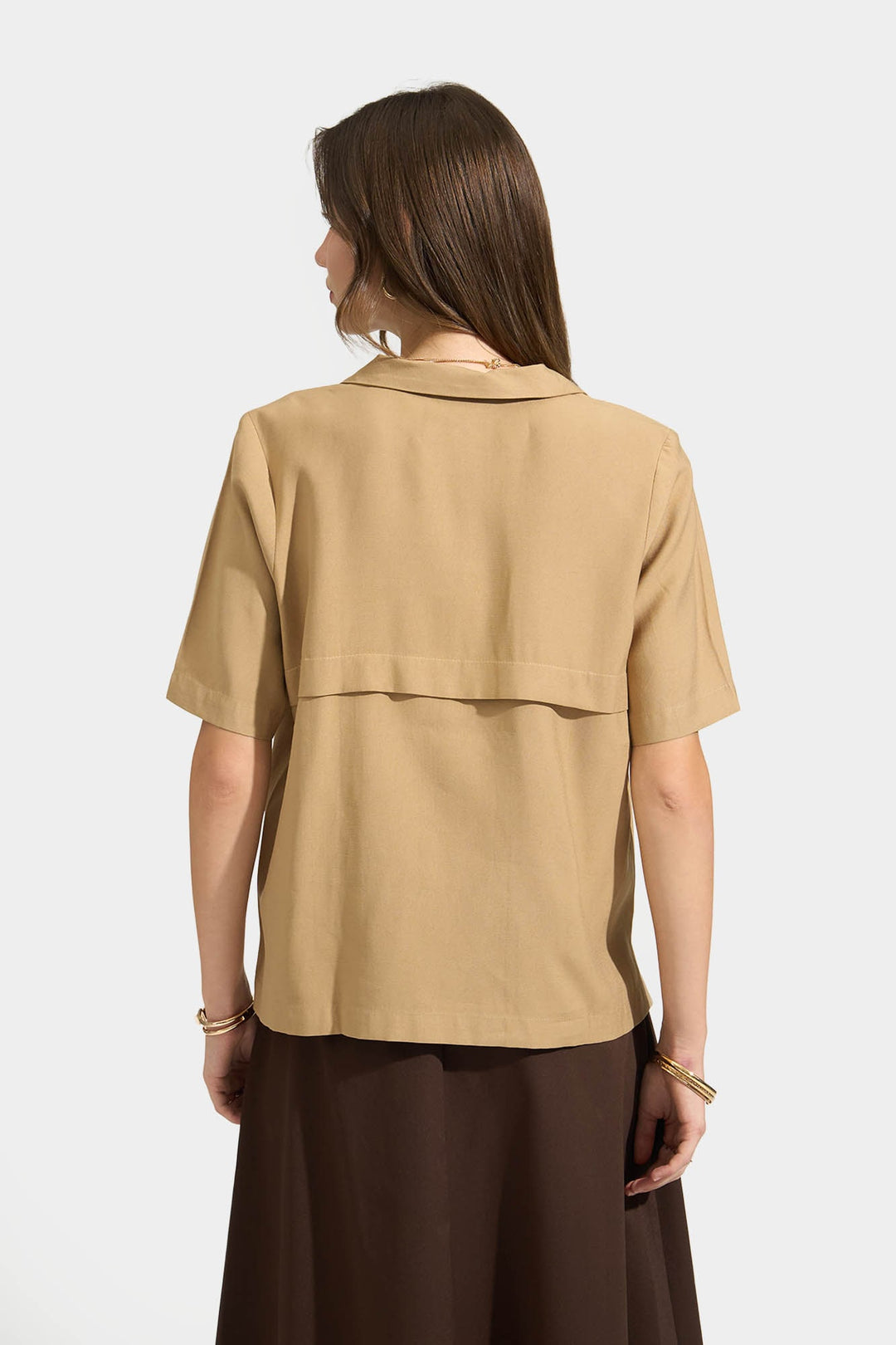 Boxy High-Low Shirt