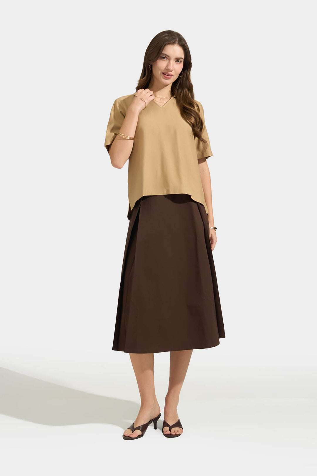 Boxy High-Low Shirt