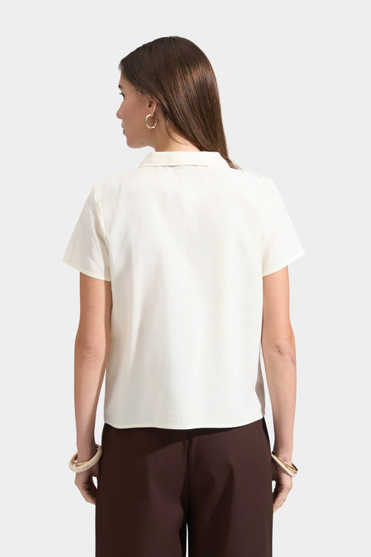Shirt with Keyhole Detail