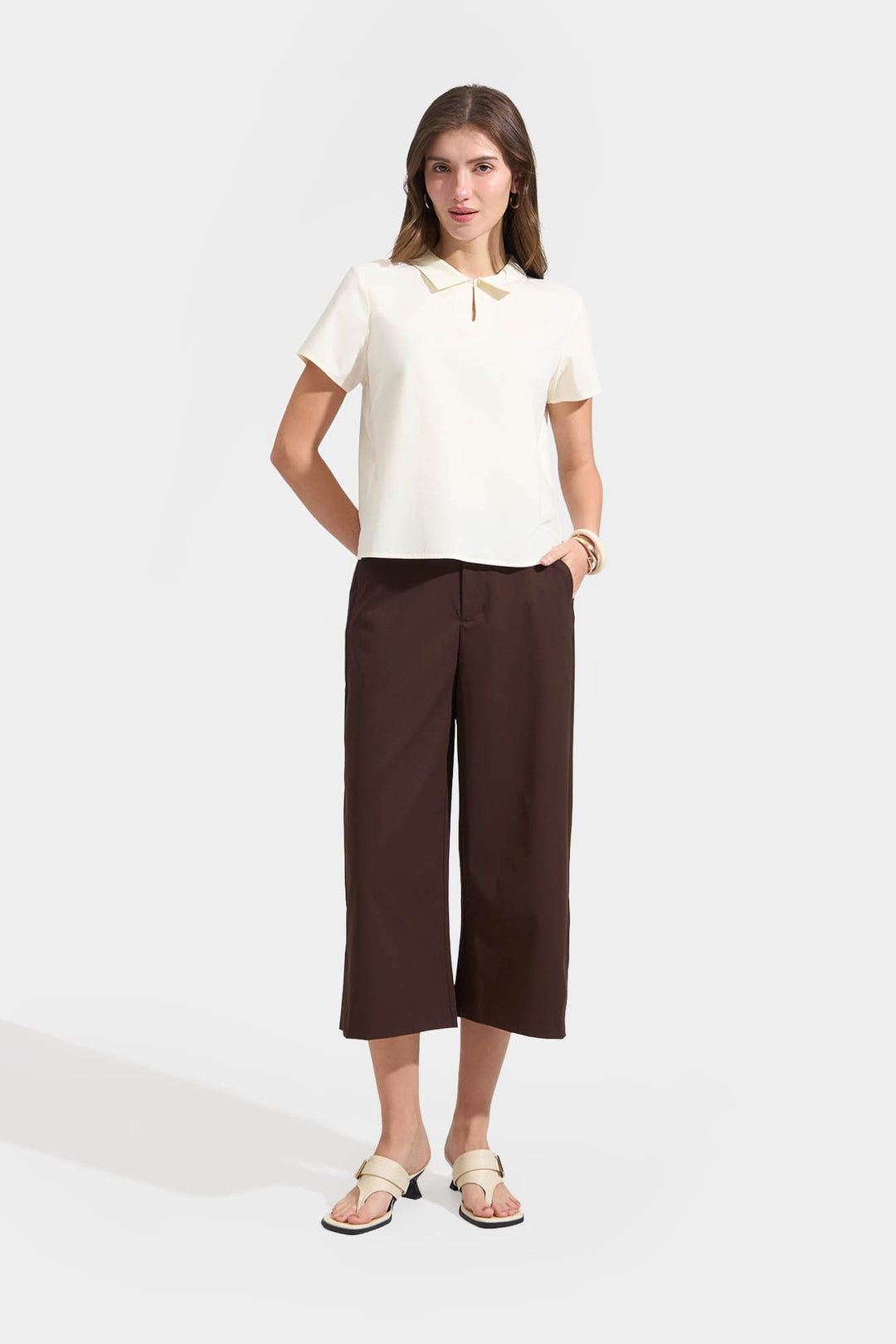 Shirt with Keyhole Detail