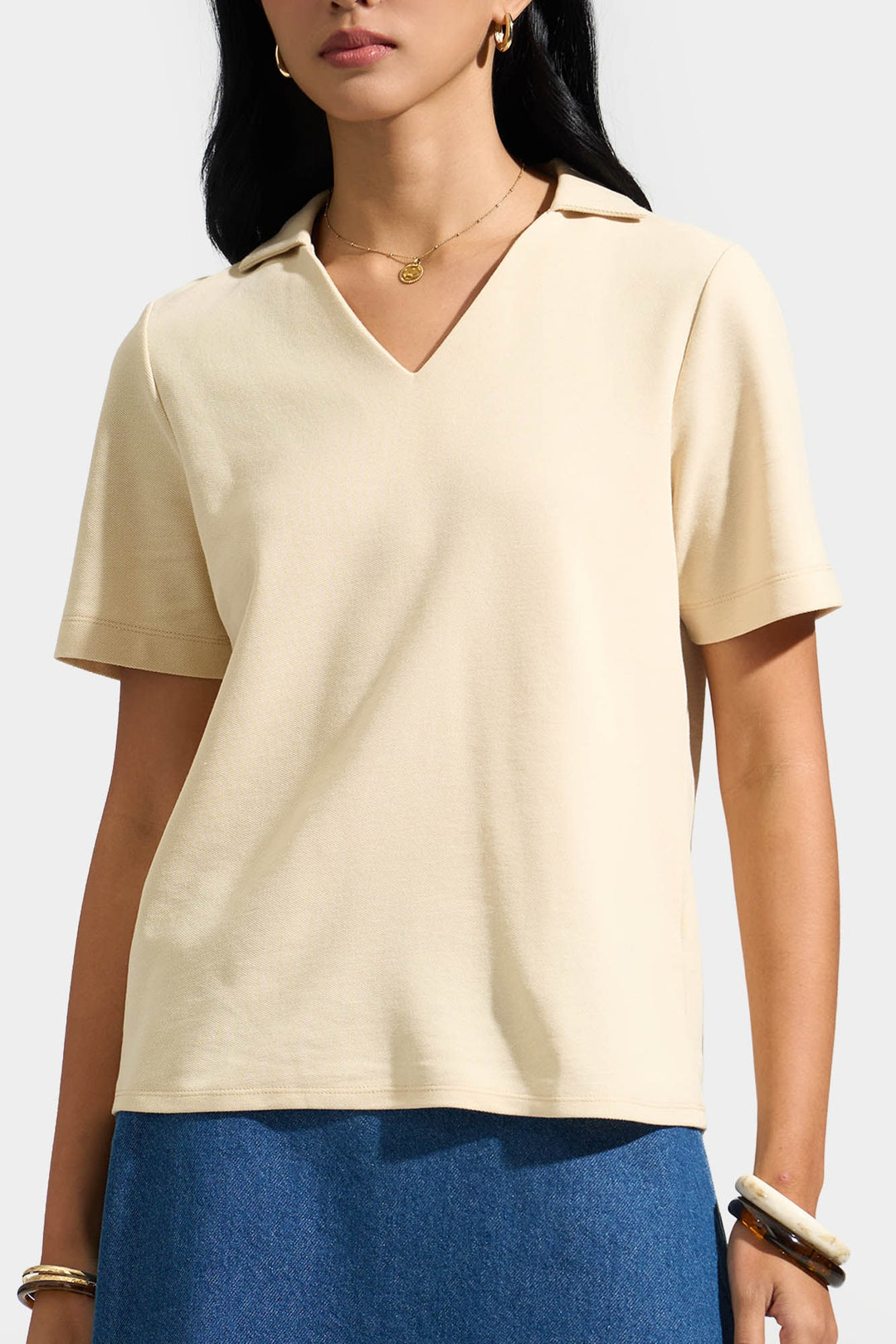 Collared Top