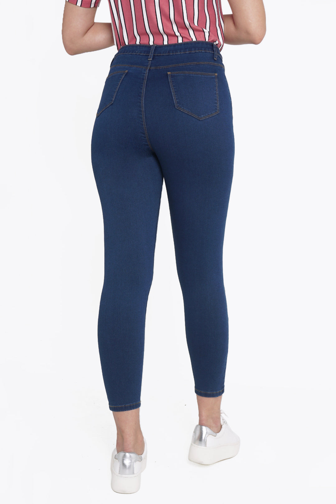High Waist 5-Pocket Jeans