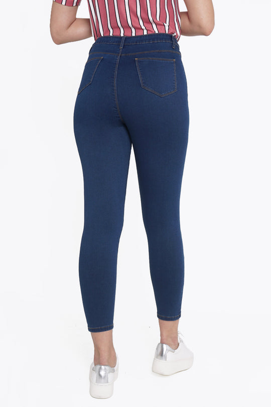 High Waist 5-Pocket Jeans