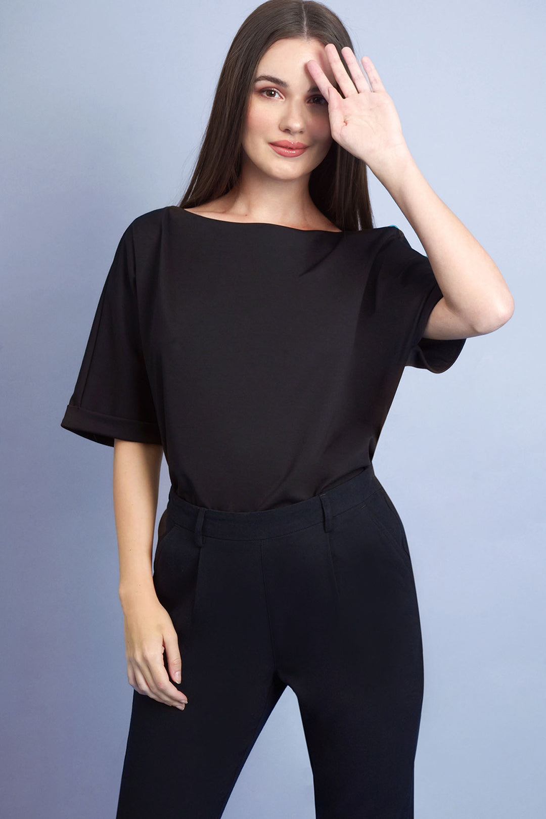 Closet Staples Relaxed Fit Boat Neck Tee