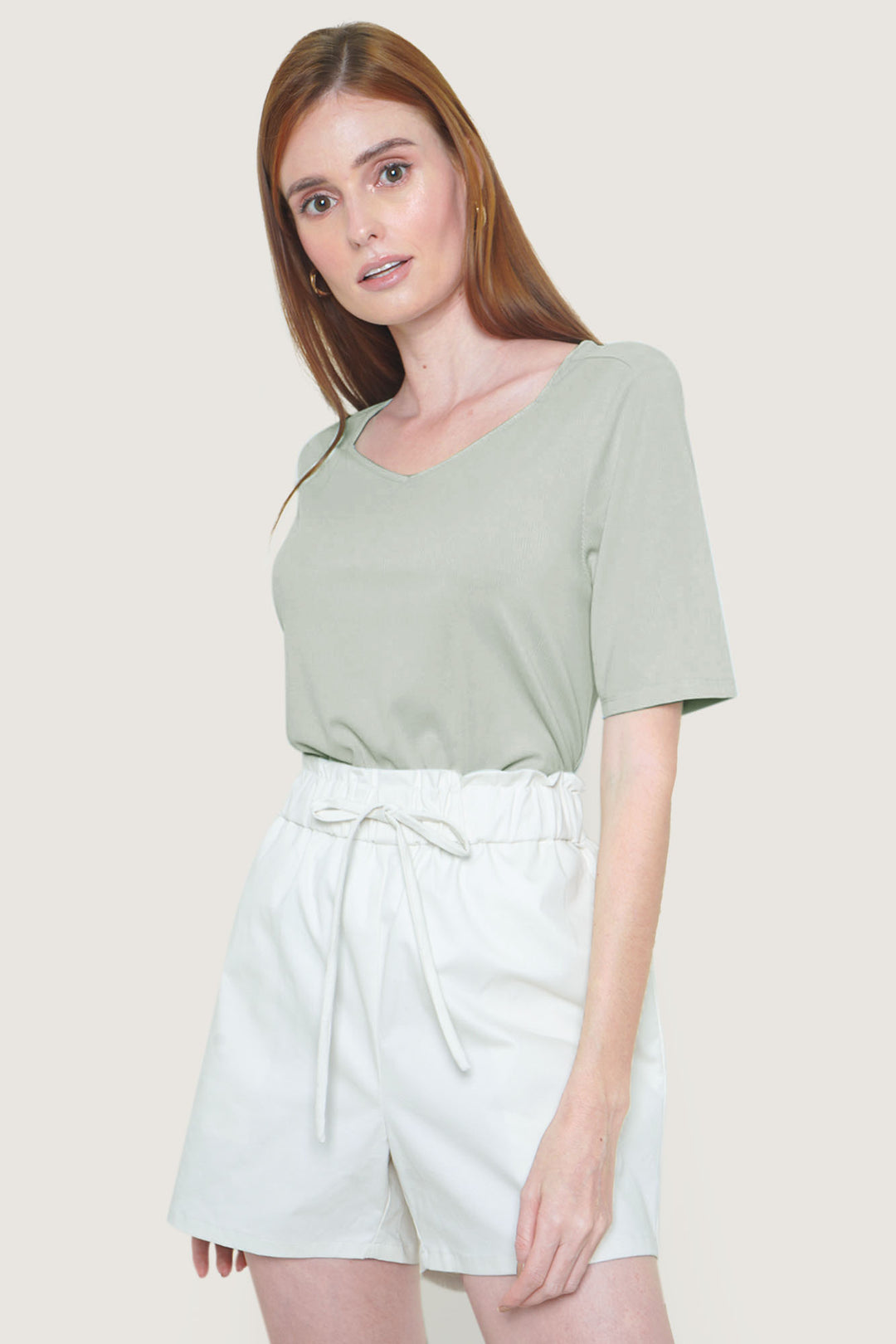 Sweetheart Neckline Tee