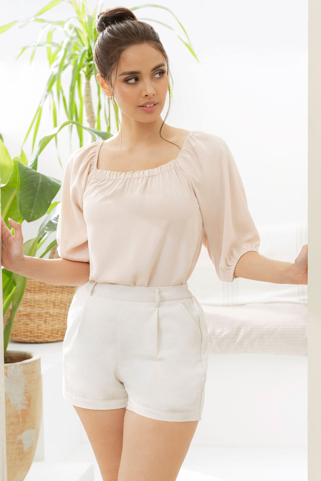 REFORME Pull Up Chino Shorts