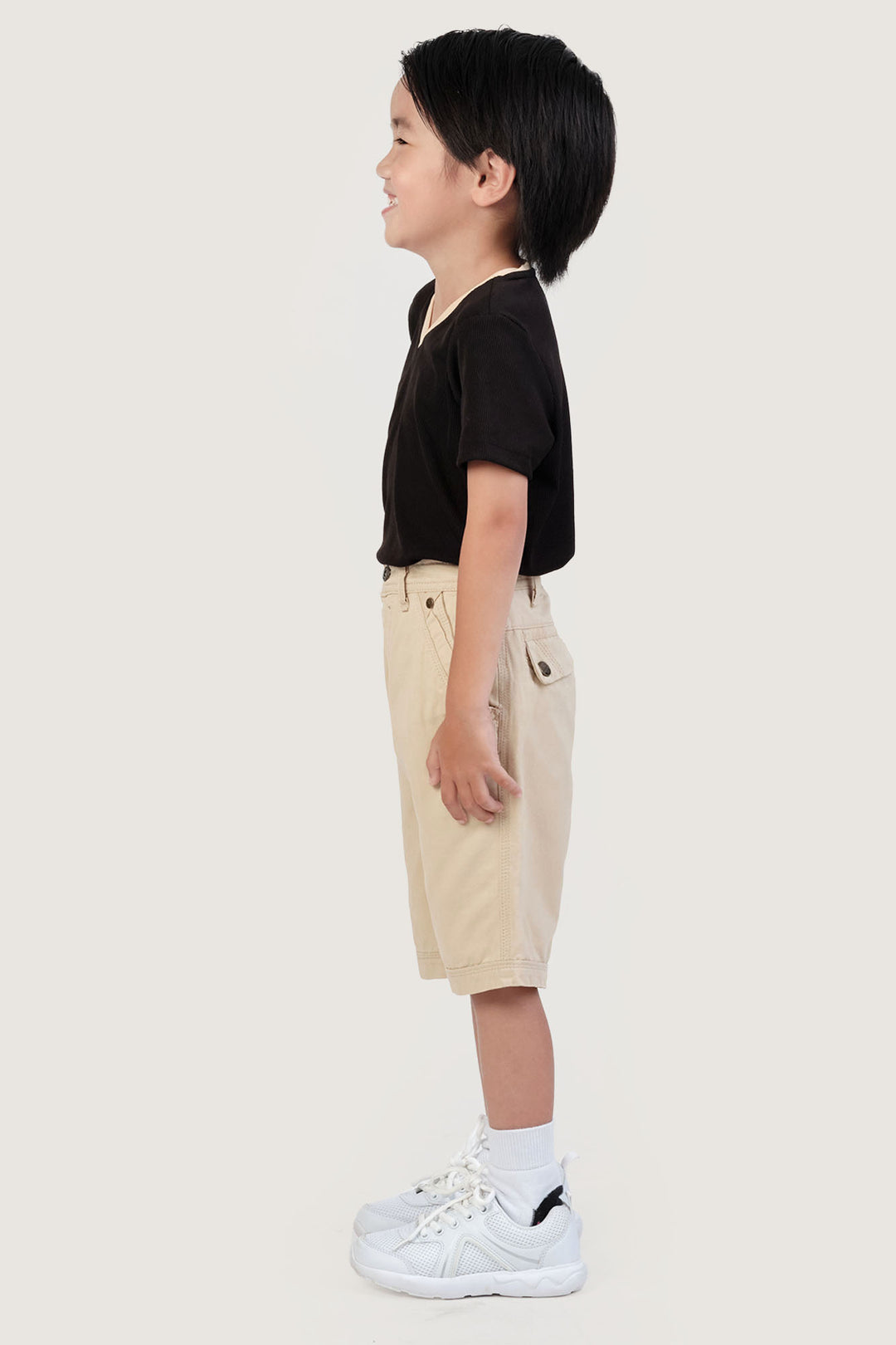 Kids Contrast V-Neck Tee (Unisex)