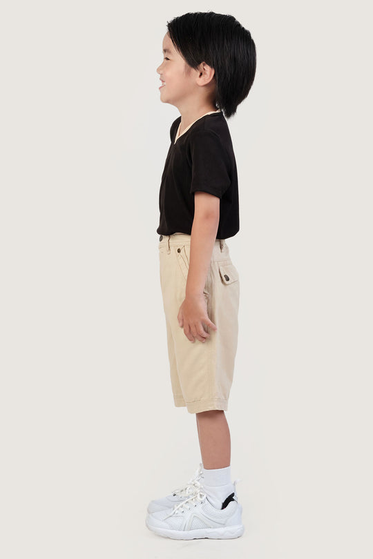 Kids Contrast V-Neck Tee (Unisex)