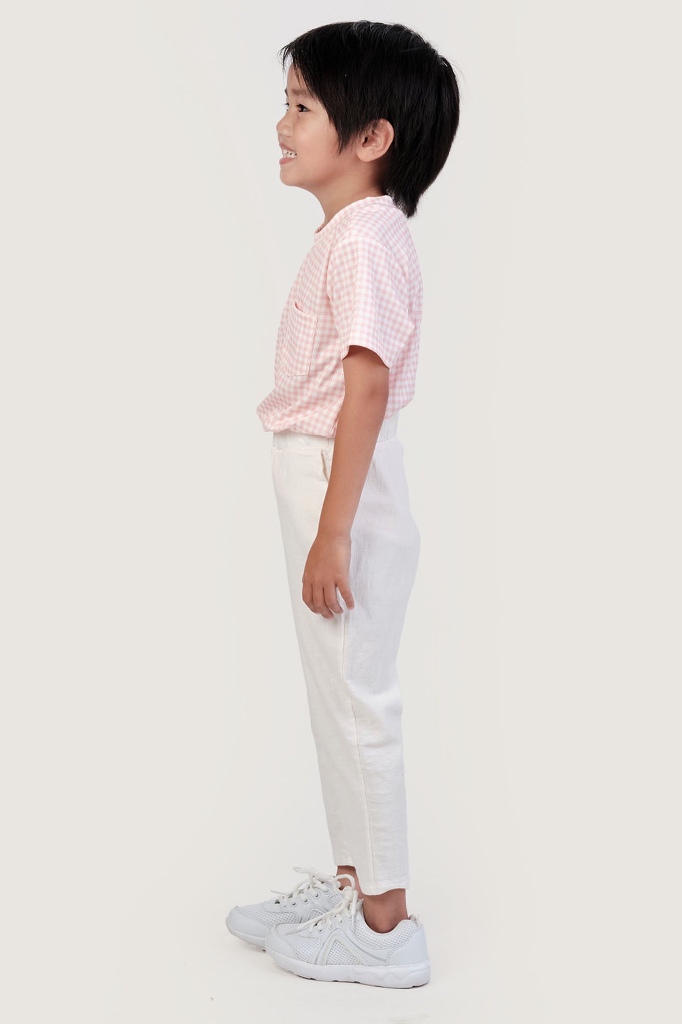 Kids Gingham Pocket Tee (Unisex)