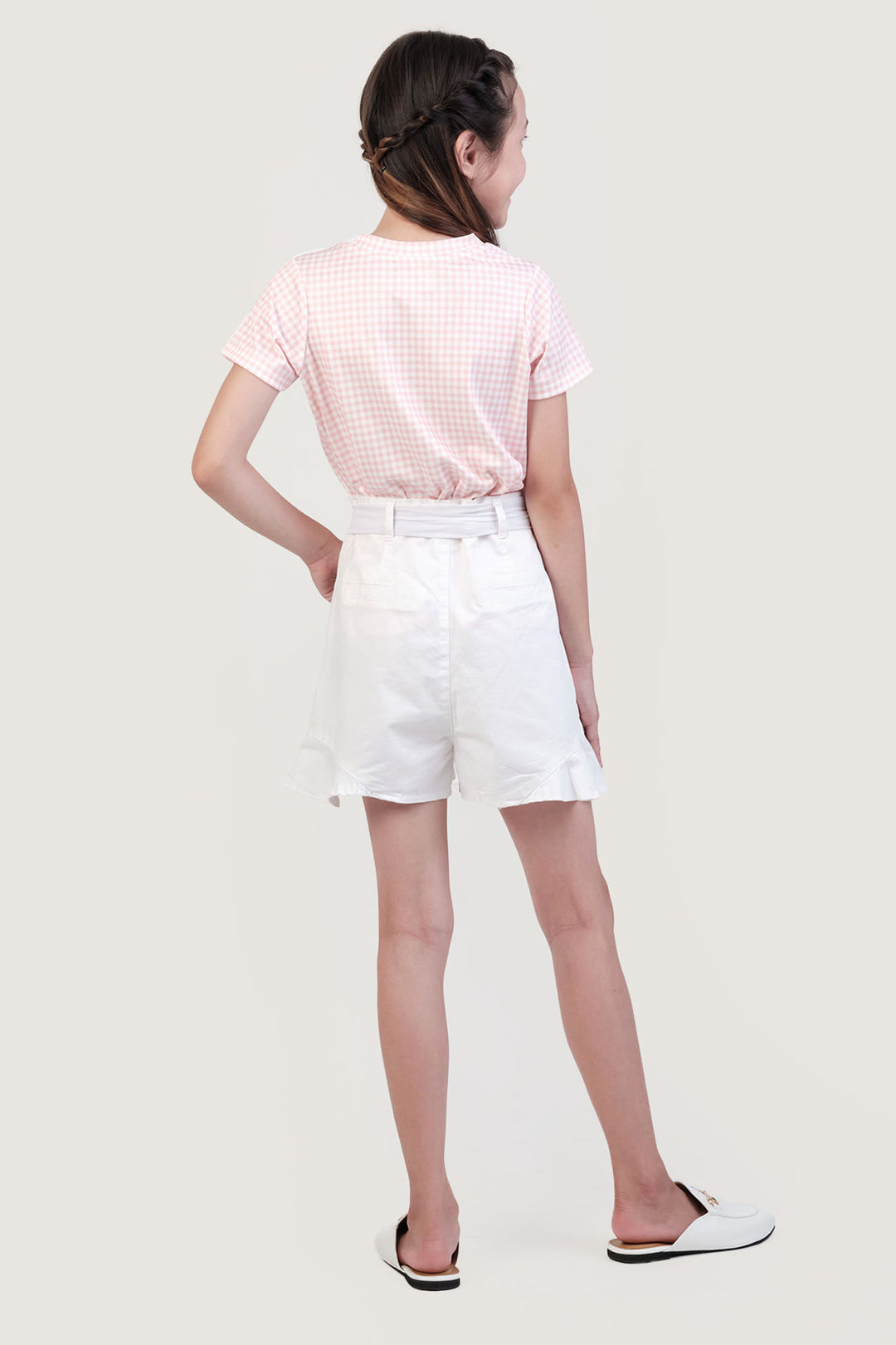 Kids Gingham Pocket Tee (Unisex)