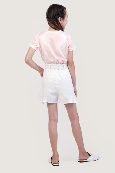 Kids Gingham Pocket Tee (Unisex)