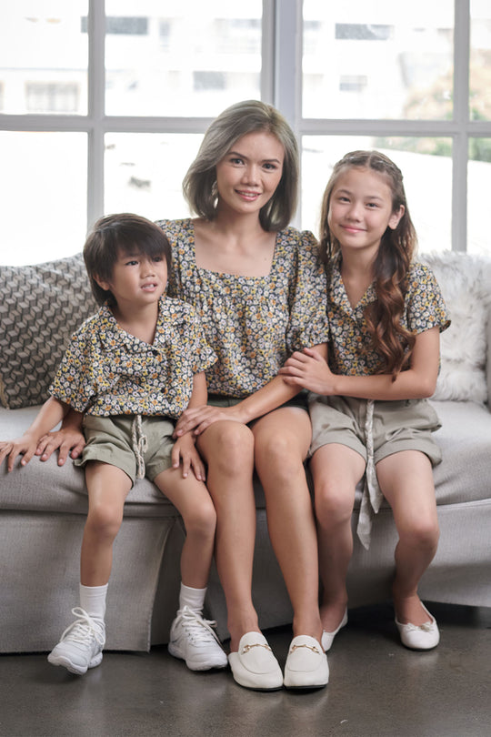 Kids All Over Print Button Down Top (Unisex)