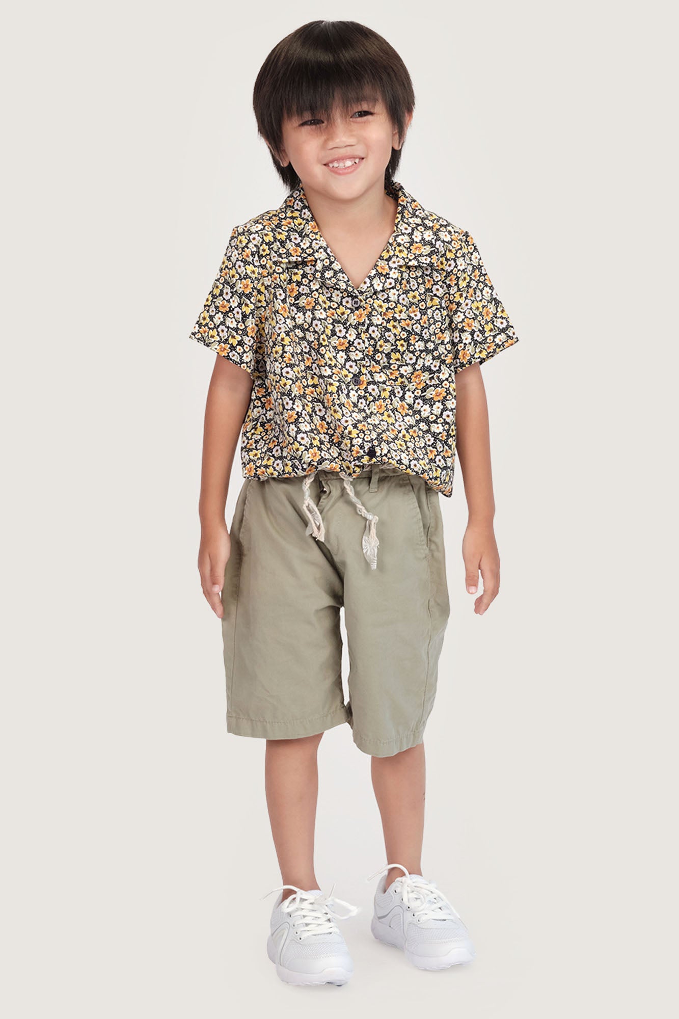 Kids All Over Print Button Down Top (Unisex)