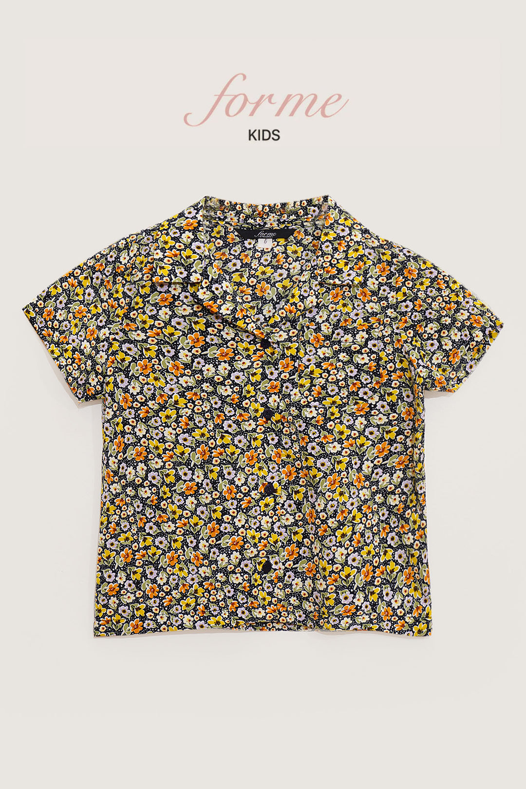 Kids All Over Print Button Down Top (Unisex)