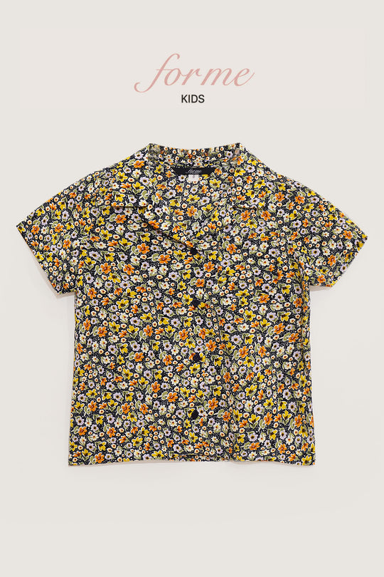 Kids All Over Print Button Down Top (Unisex)