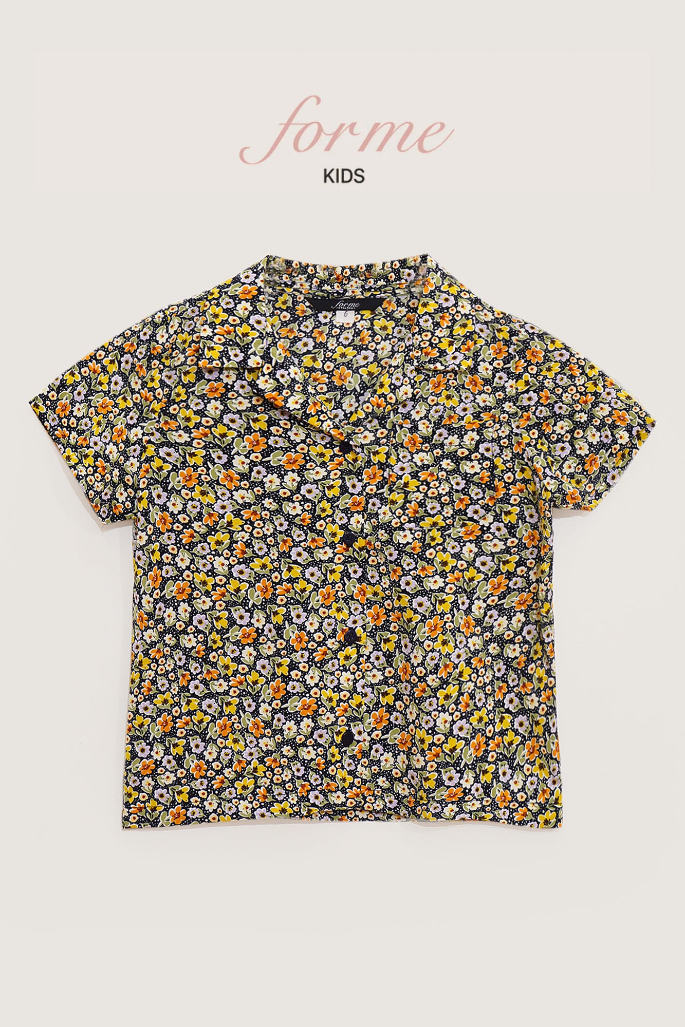 Kids All Over Print Button Down Top (Unisex)