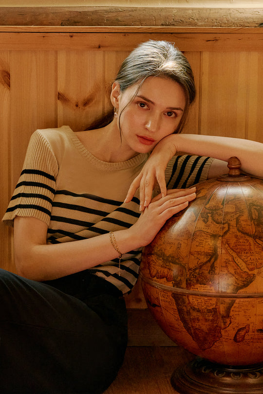 Closet Staples Striped Flat Knit Tee