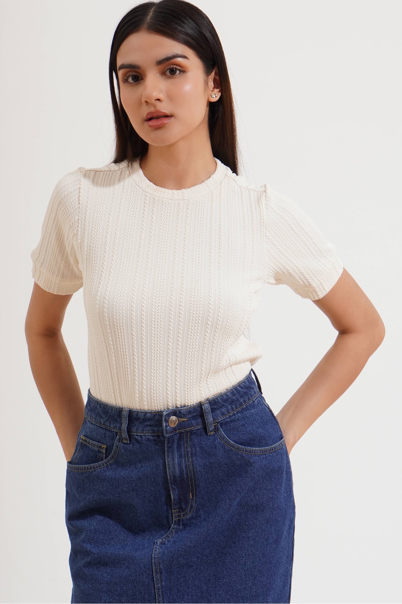 Cable Knit Tee – ForMe